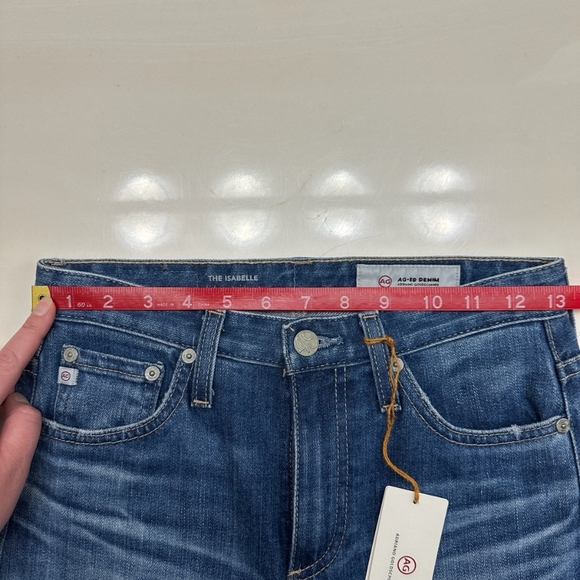 AG The Isabell high rise straight crop with wide cuff - Picture 5 of 5